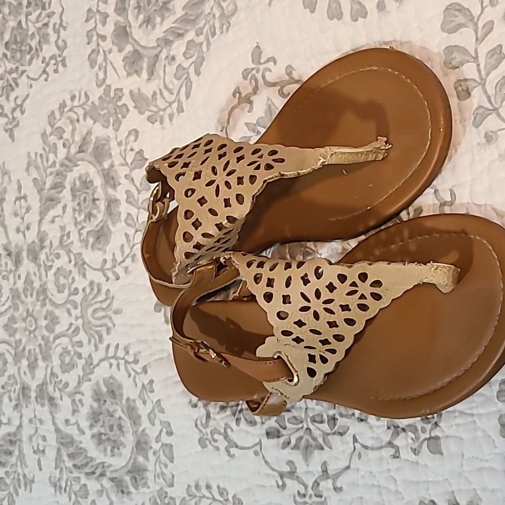Tan sandals